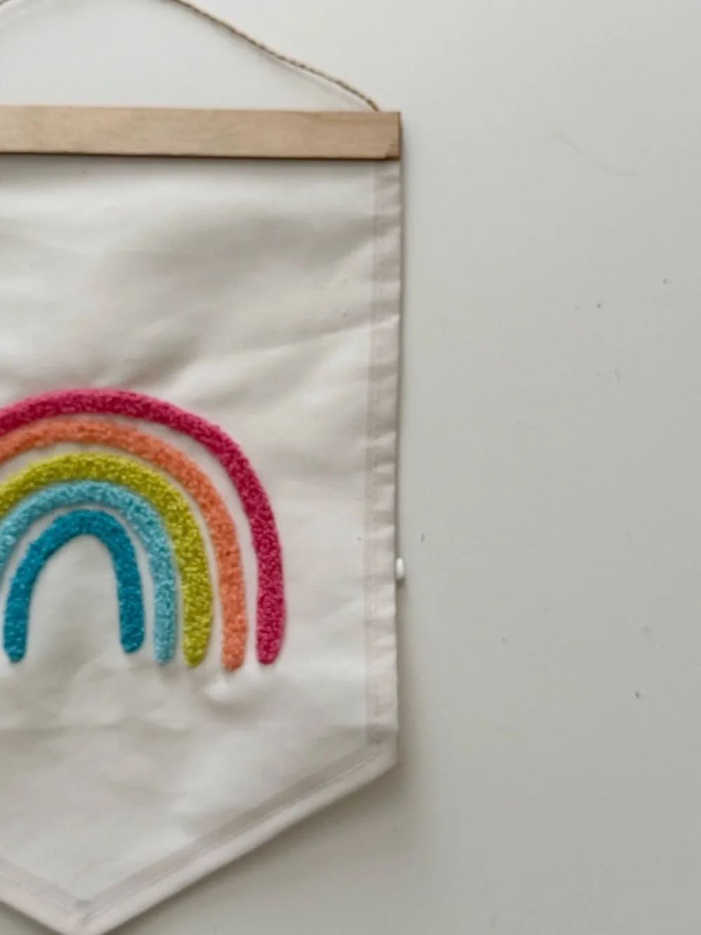 Rainbow Wall Banner Nursery Decor